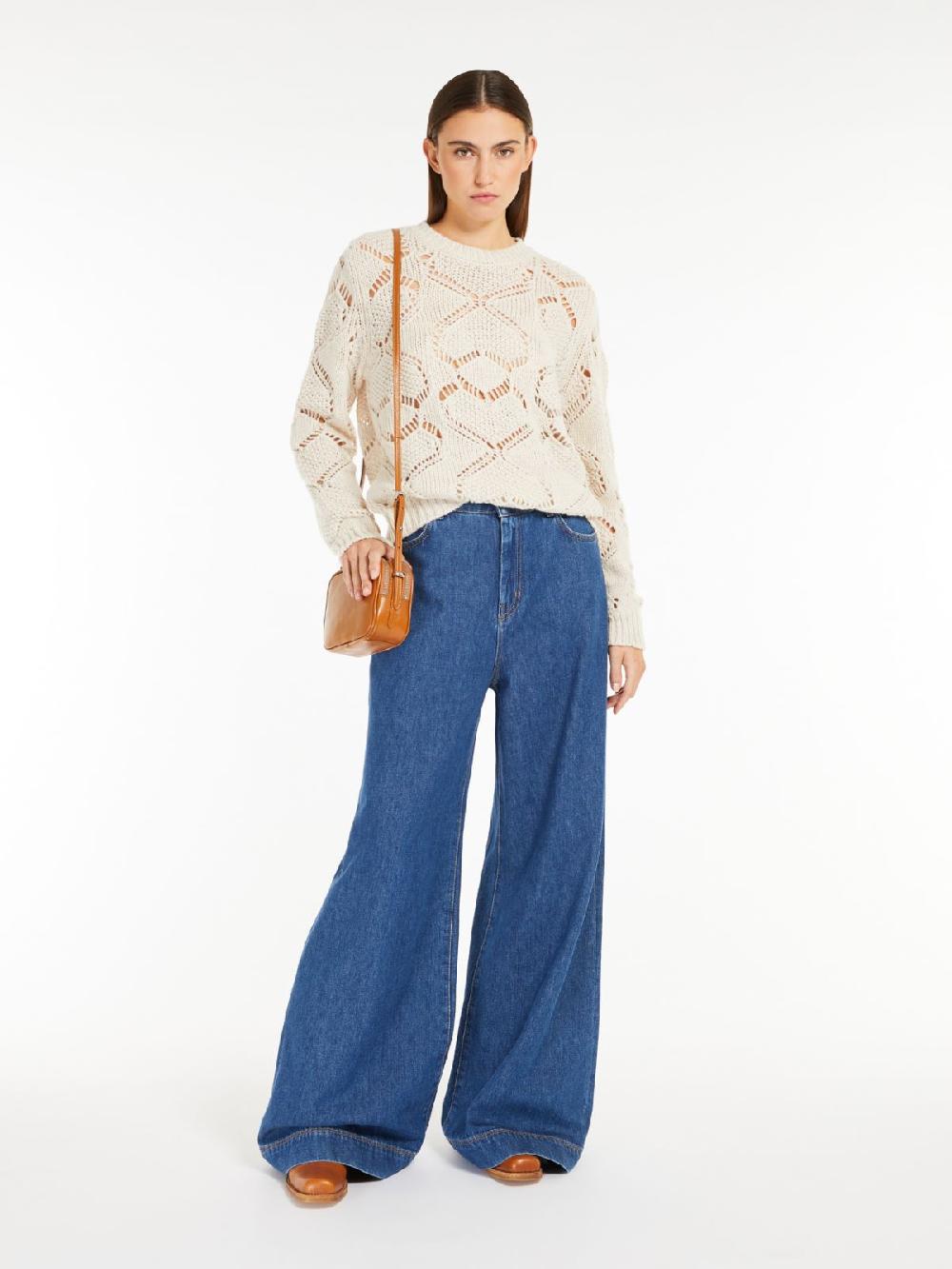 Weekend Maglia in mista lana traforata