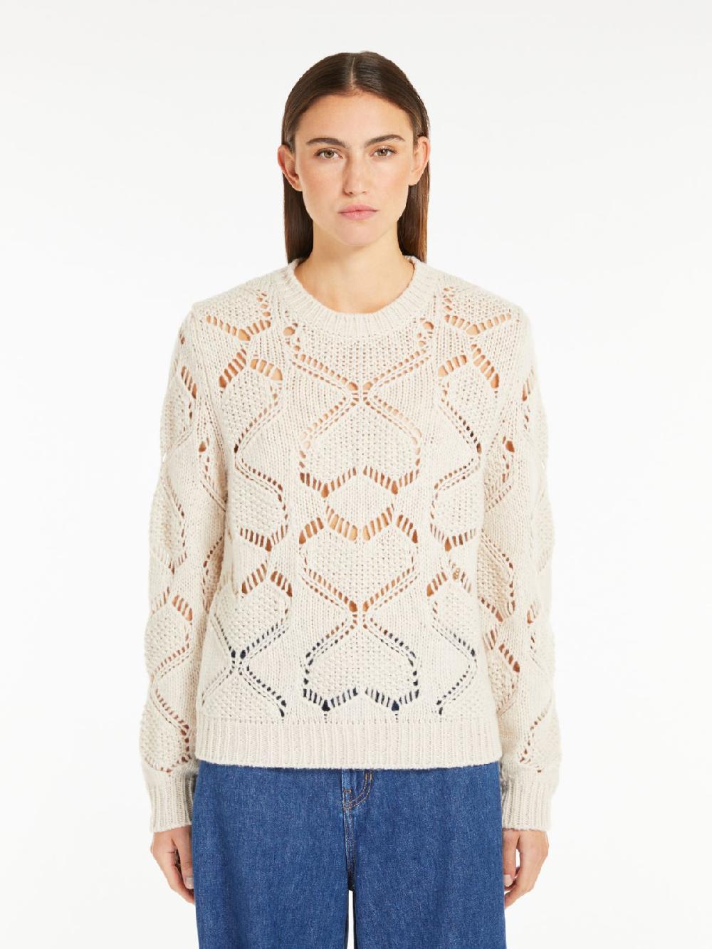 Weekend Maglia in mista lana traforata Promozione
