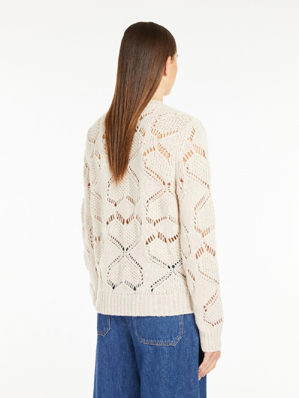 Weekend Maglia in mista lana traforata Promozione