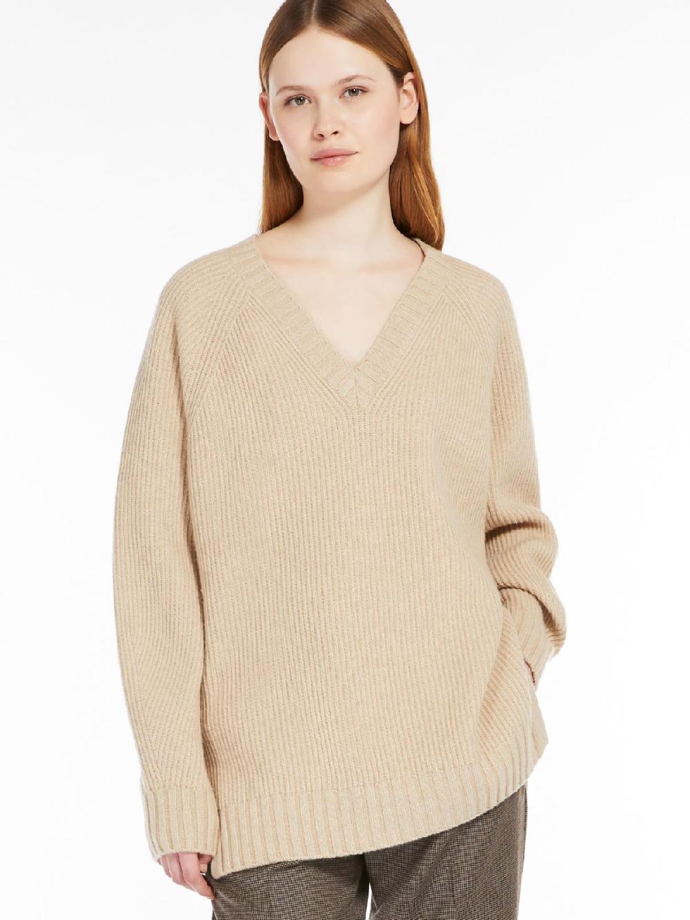 Weekend Maglia a V in lana viscosa e cachemire Promozione Limitata
