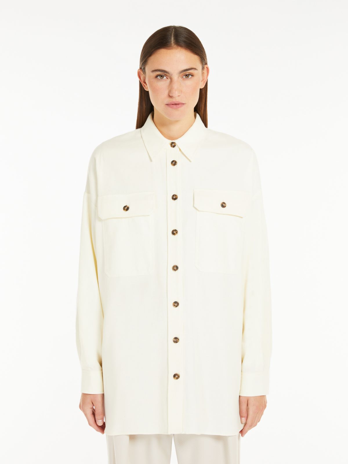 Weekend Camicia over in flanella di cotone Convenienza
