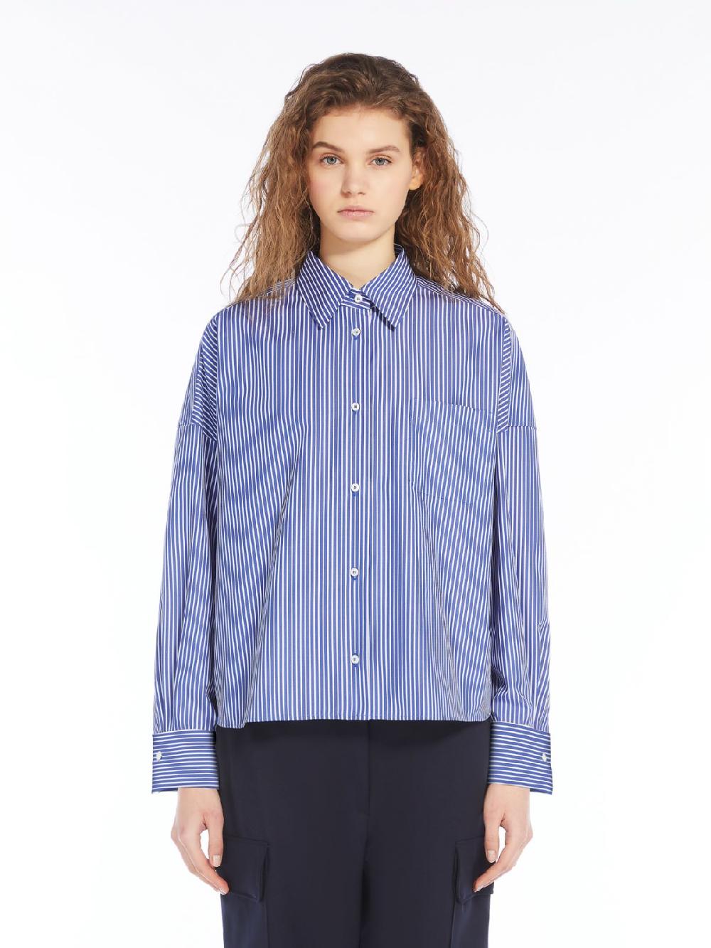 Weekend Camicia over in popeline 50% di sconto con spedizione gratuita