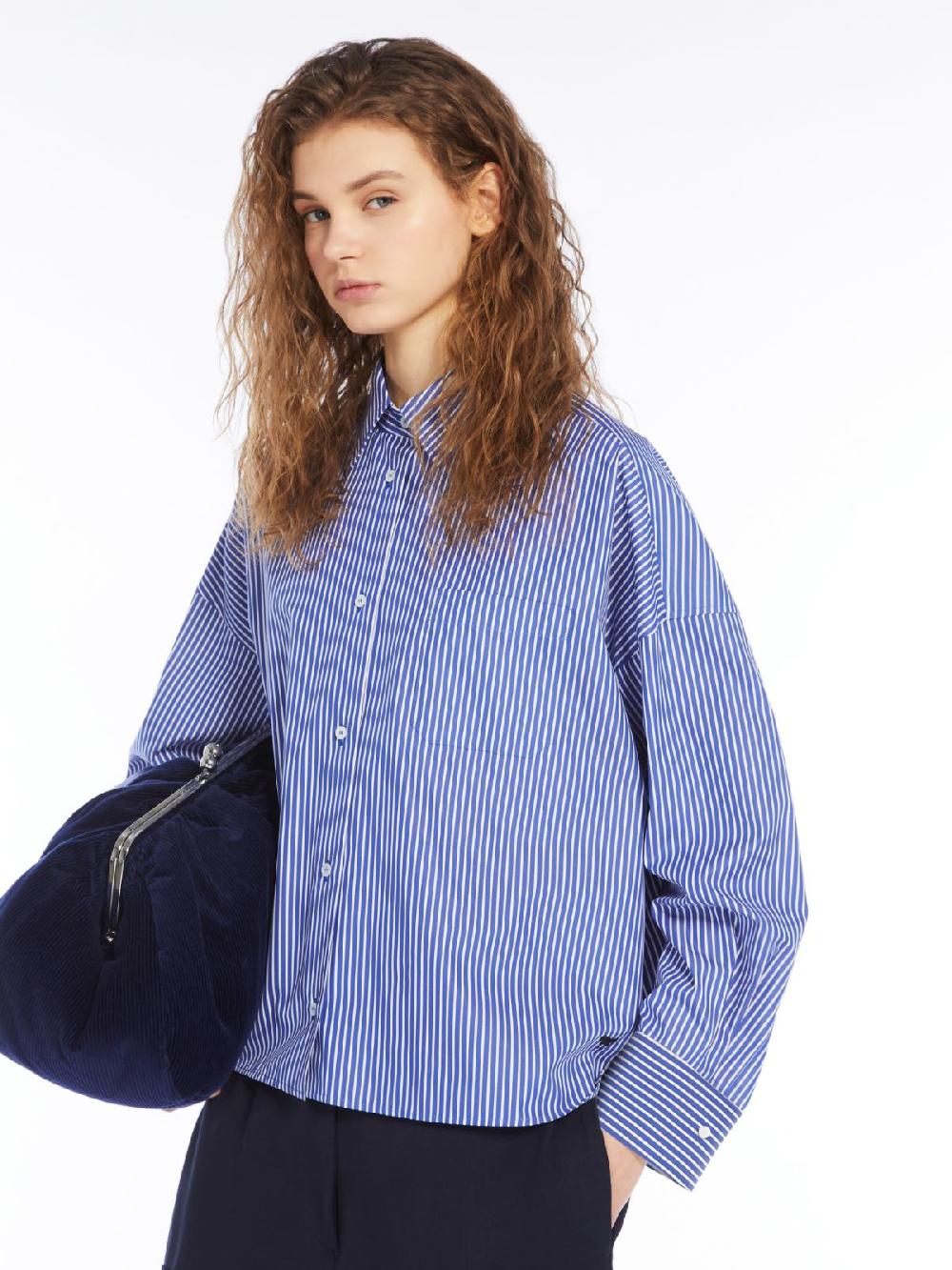 Weekend Camicia over in popeline 50% di sconto con spedizione gratuita