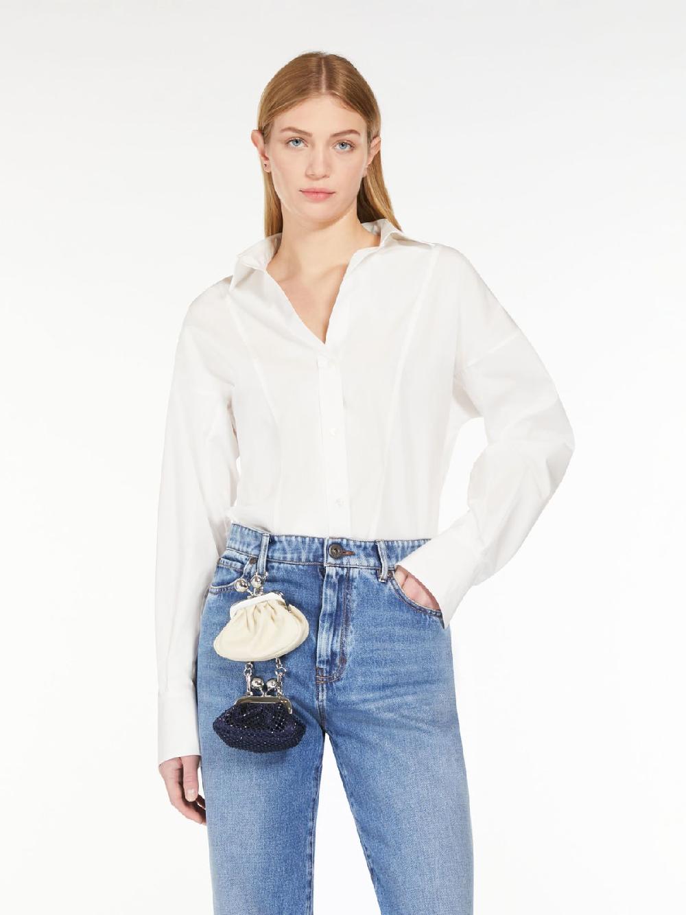 Weekend Camicia incrociata in popeline di cotone Negozio
