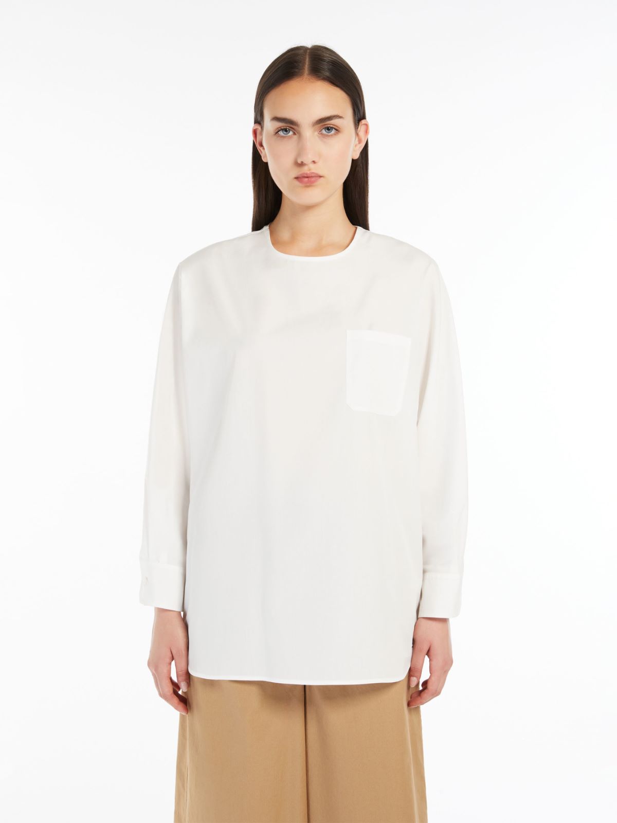 Weekend Blusa in popeline di cotone Moda
