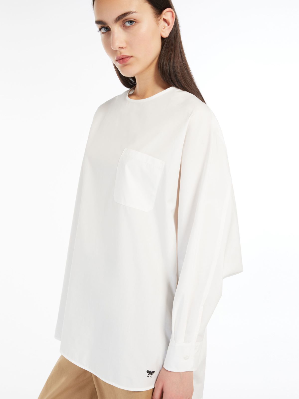 Weekend Blusa in popeline di cotone Moda