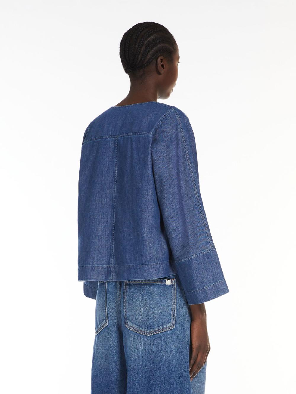 Weekend Blusa marinier in denim Qualità