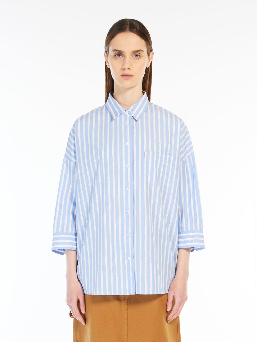 Weekend Camicia morbida in popeline Consegna Veloce