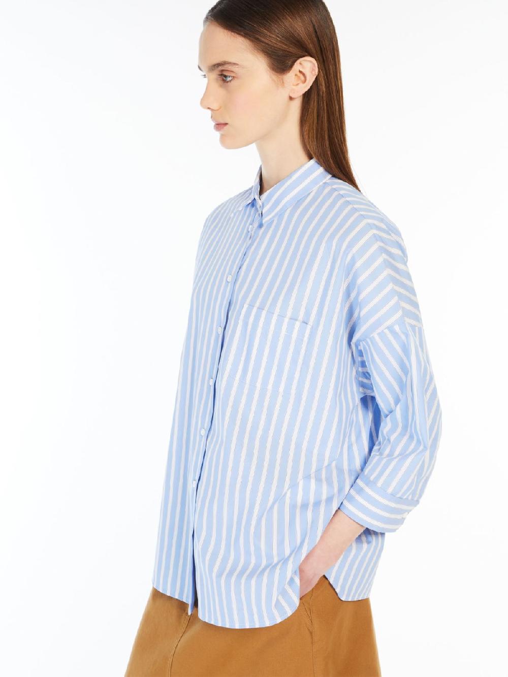 Weekend Camicia morbida in popeline Consegna Veloce