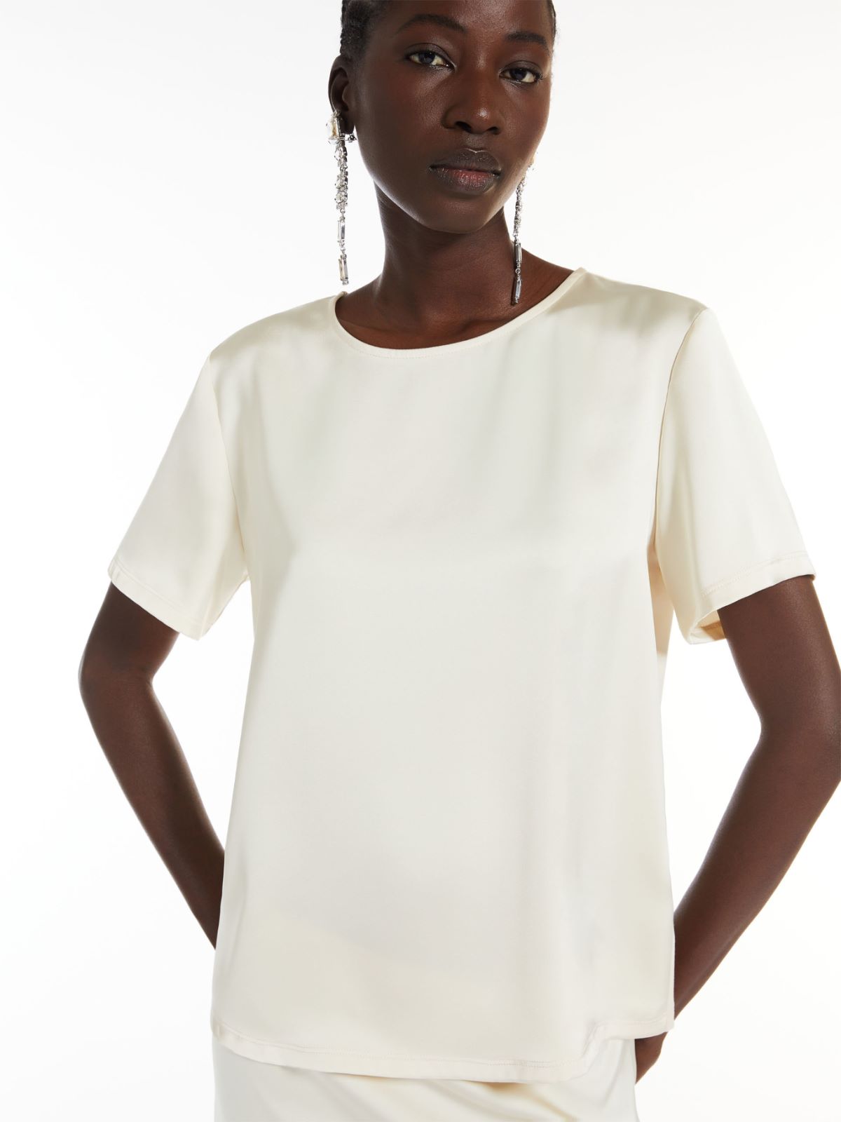 Weekend T-shirt in raso e jersey Acquista Ora