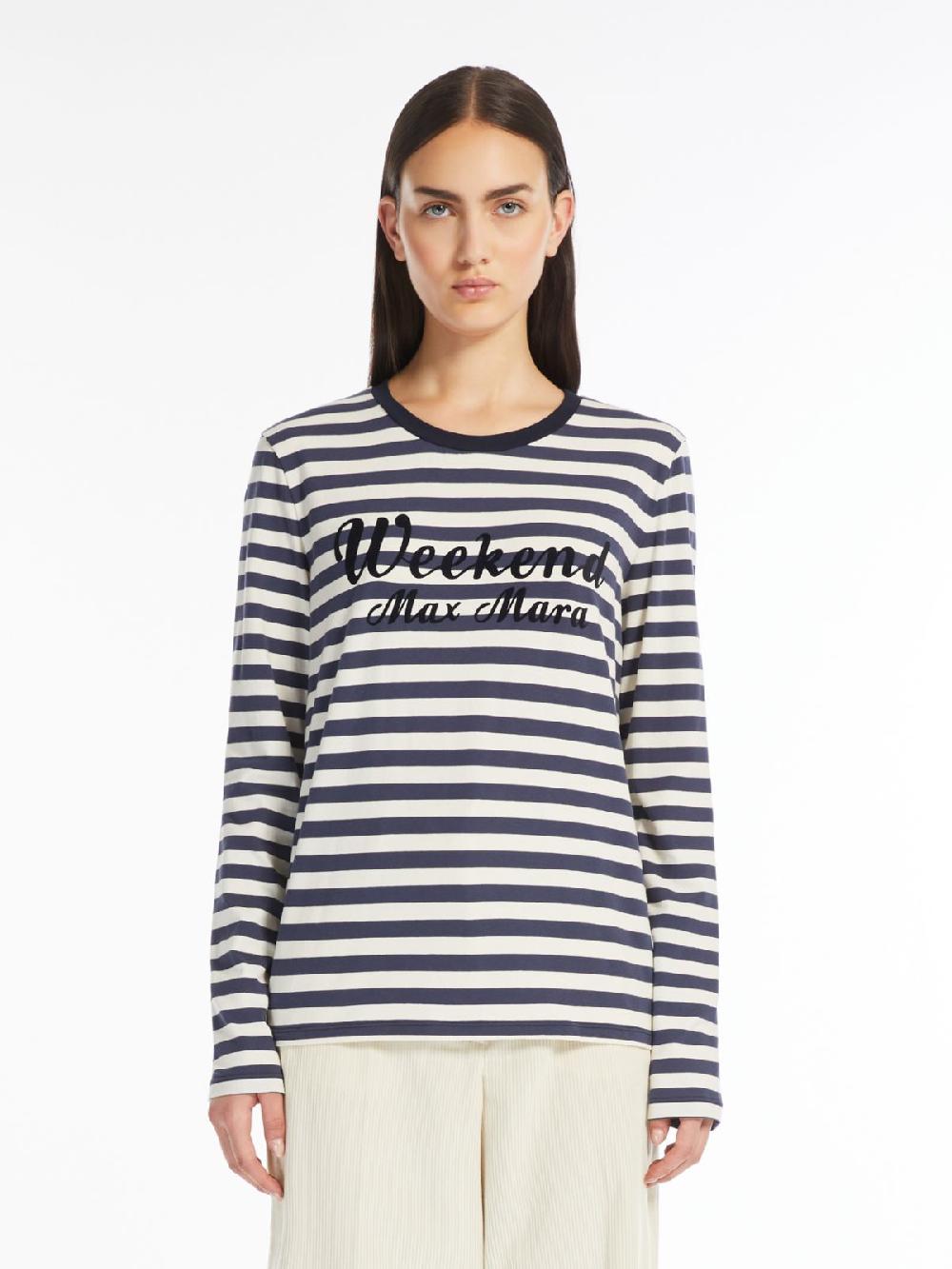 Weekend T-shirt in cotone con stampa Prezzo Ridotto