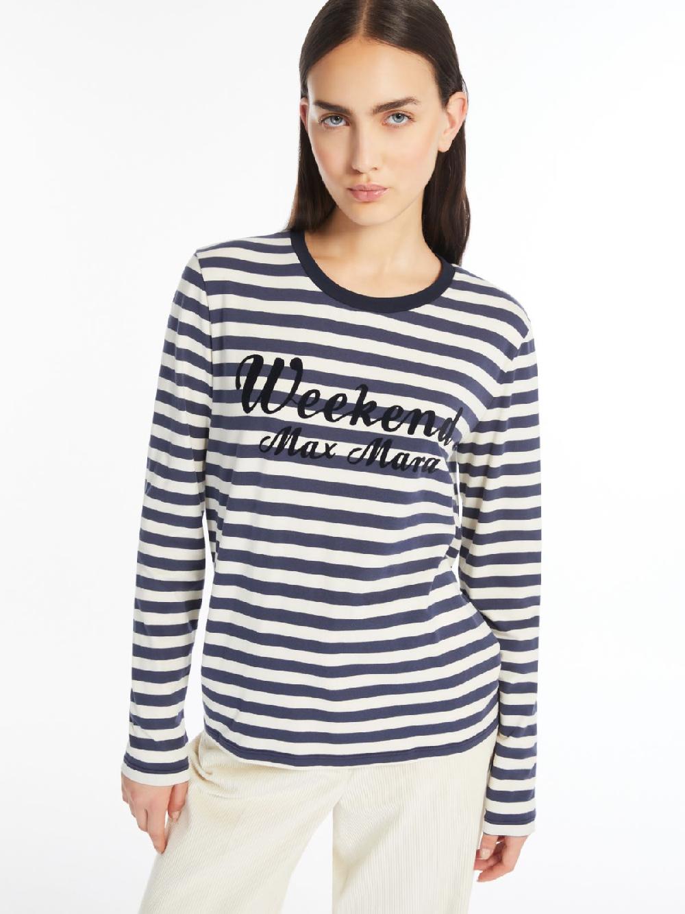 Weekend T-shirt in cotone con stampa Prezzo Ridotto