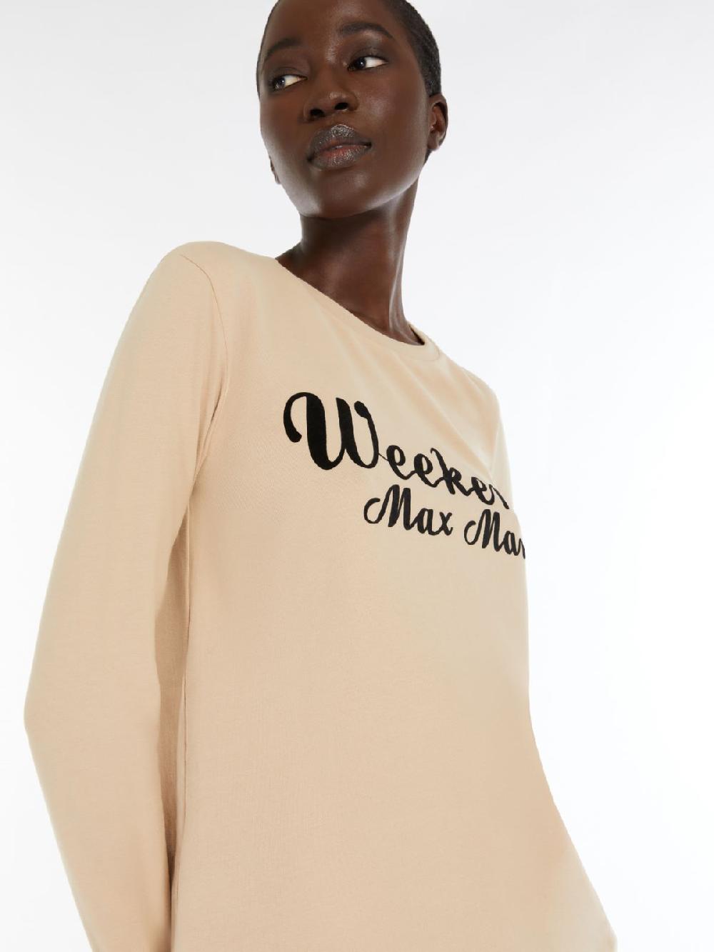Weekend T-shirt in cotone con stampa In Vendita