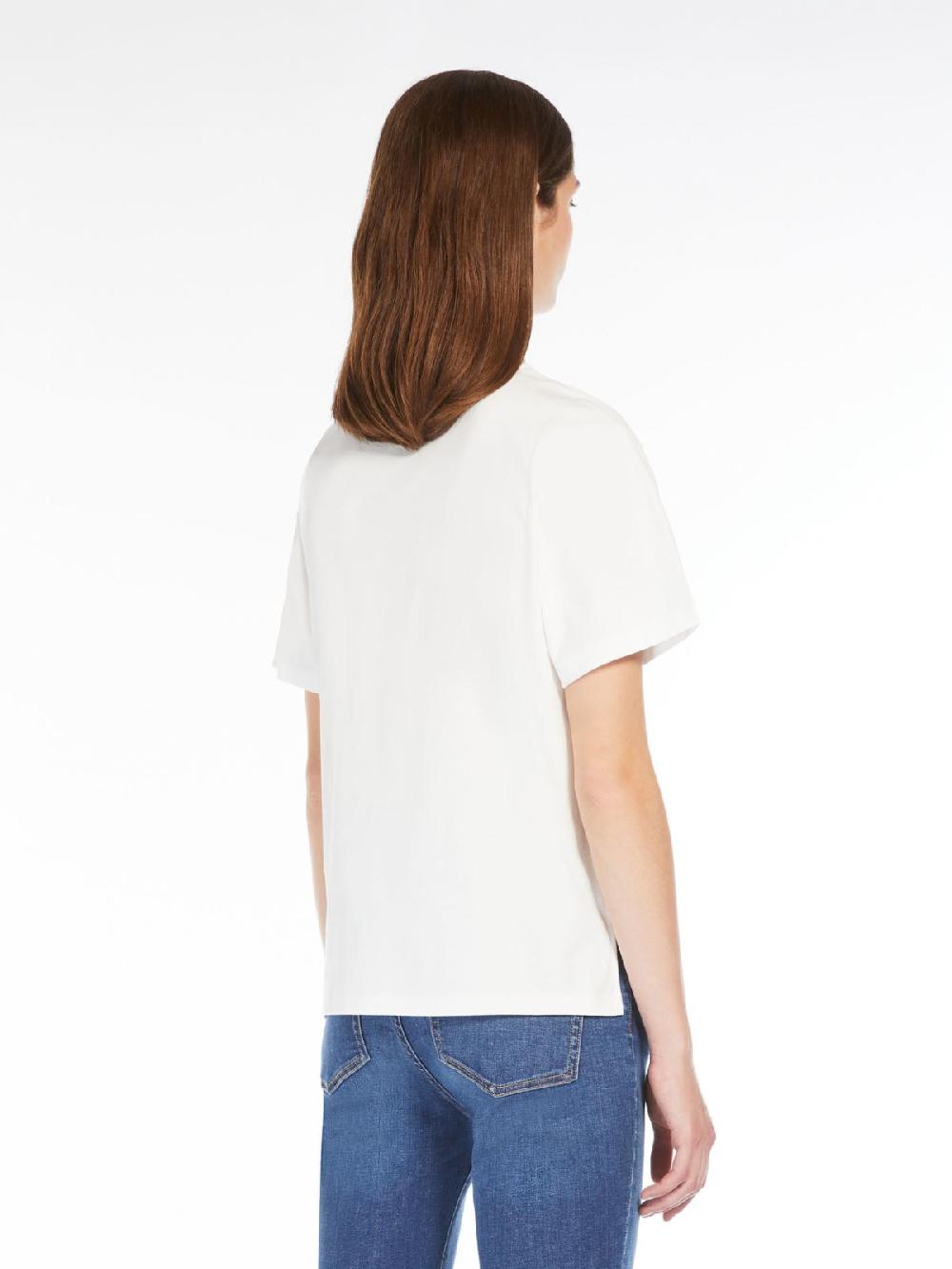 Weekend T-shirt in cotone con logo Vendita Calda