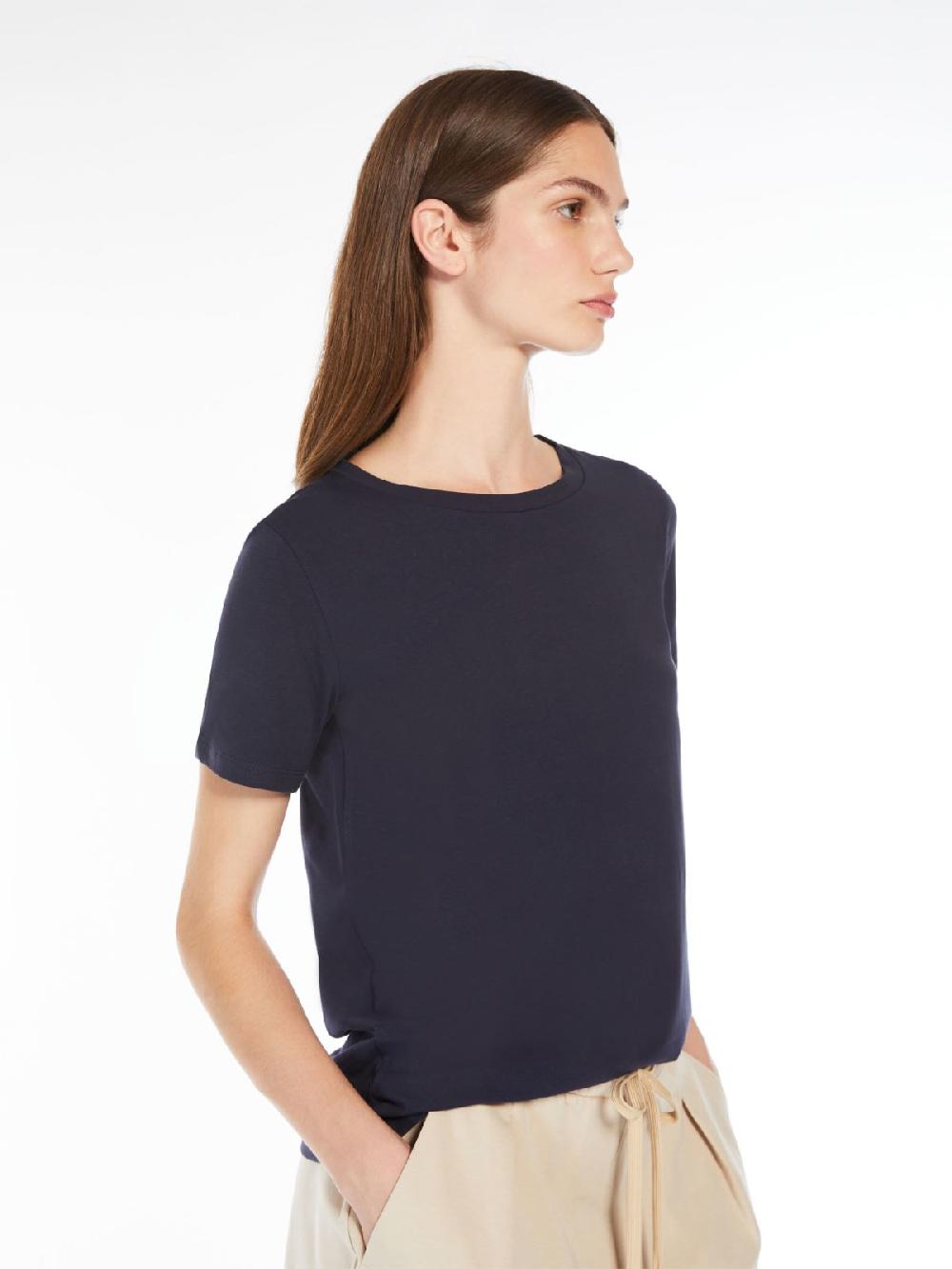 Weekend T-shirt basic in cotone stretch In Saldo
