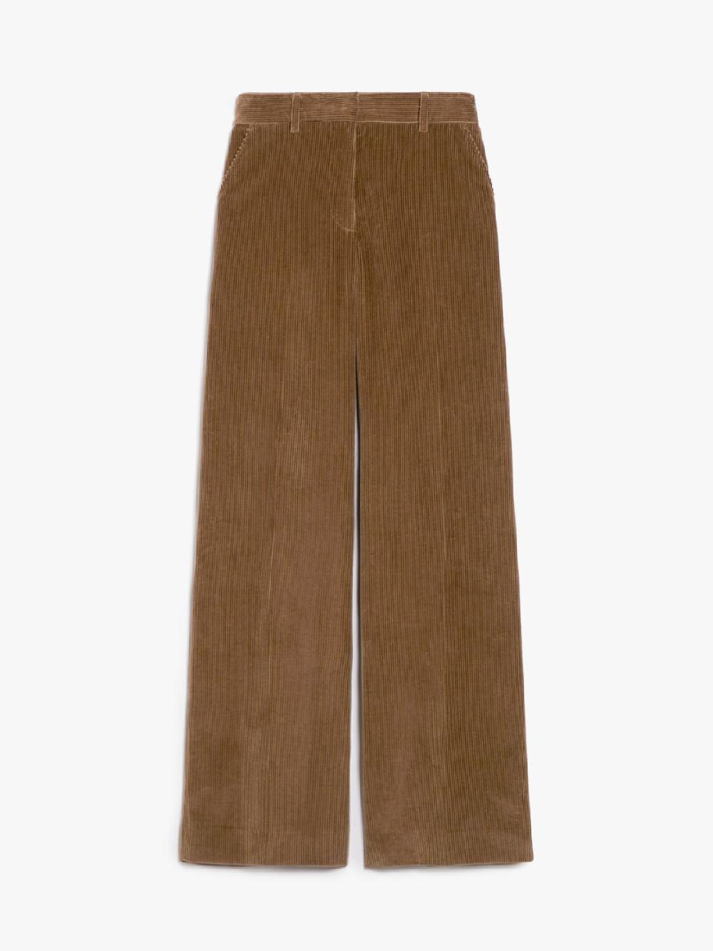 Weekend Pantalone wide leg in velluto In Linea