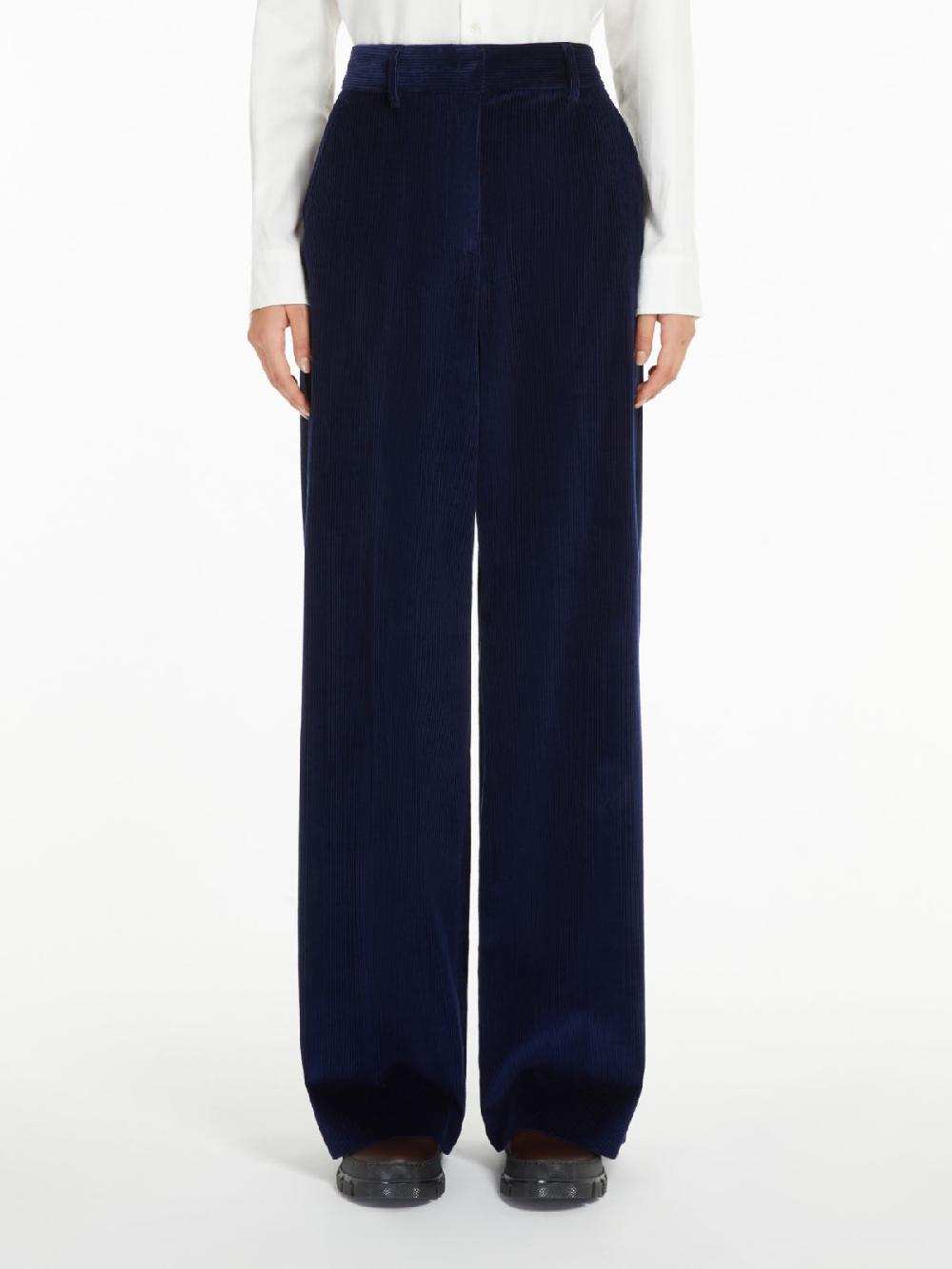 Weekend Pantalone wide leg in velluto Vendite stagionali