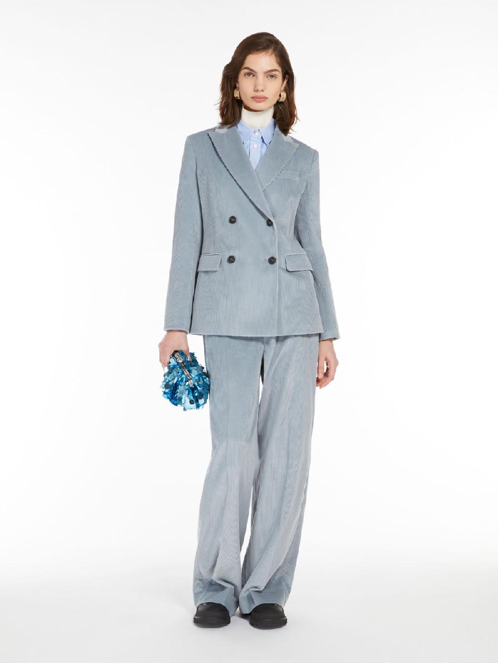 Weekend Pantalone wide leg in velluto