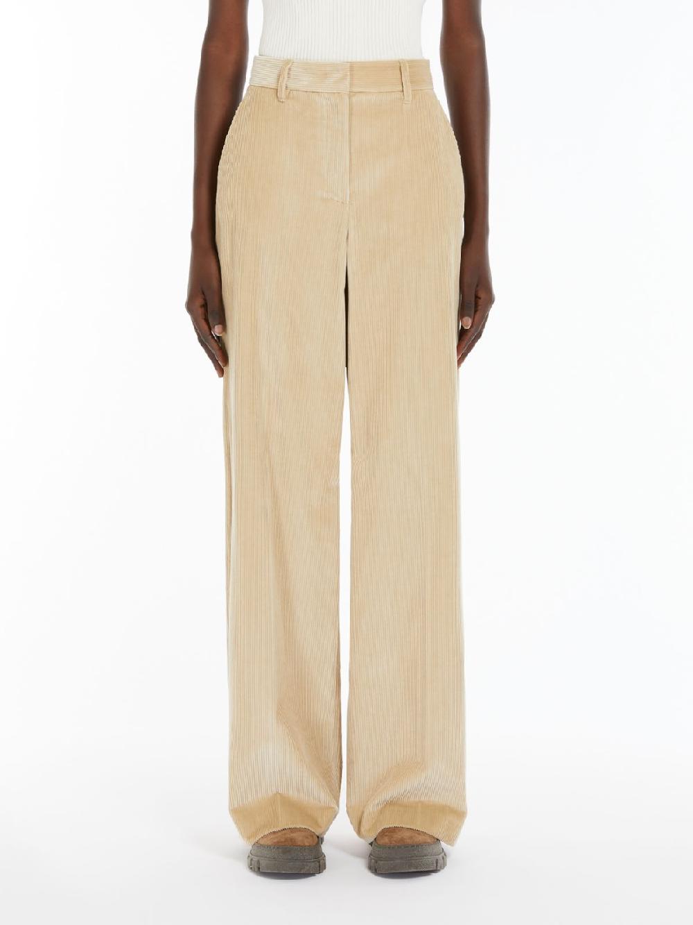 Weekend Pantalone wide leg in velluto Outlet