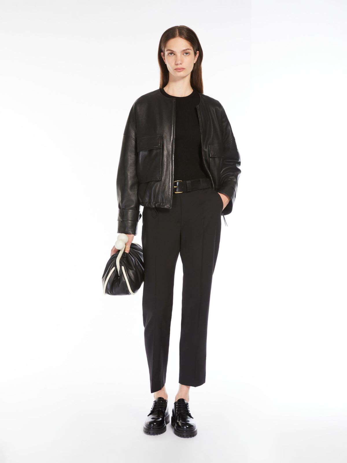 Weekend Pantalone a sigaretta in tela di lana
