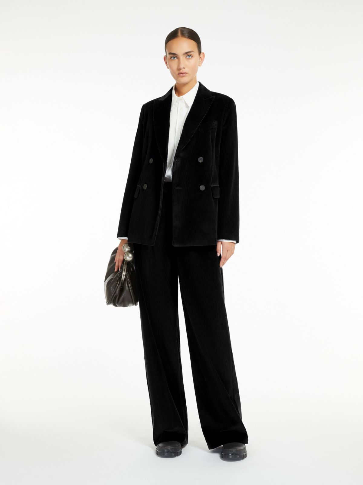 Weekend Pantalone wide leg in velluto