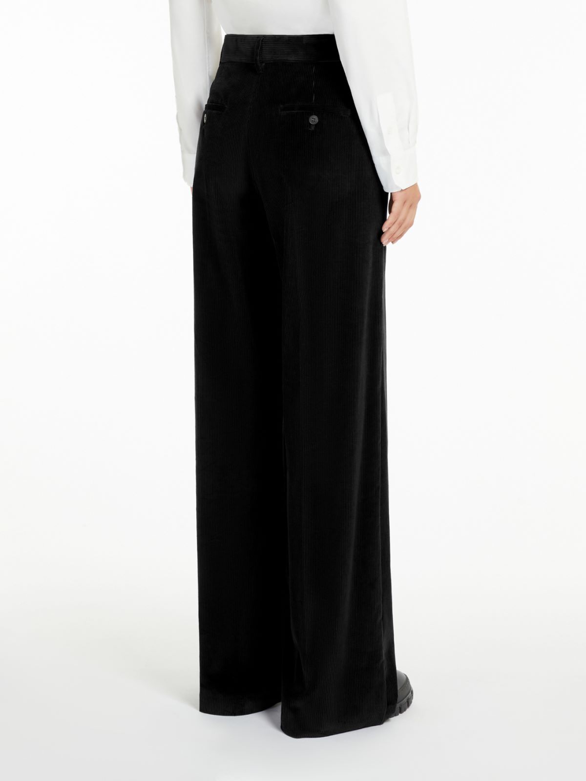 Weekend Pantalone wide leg in velluto Saldi