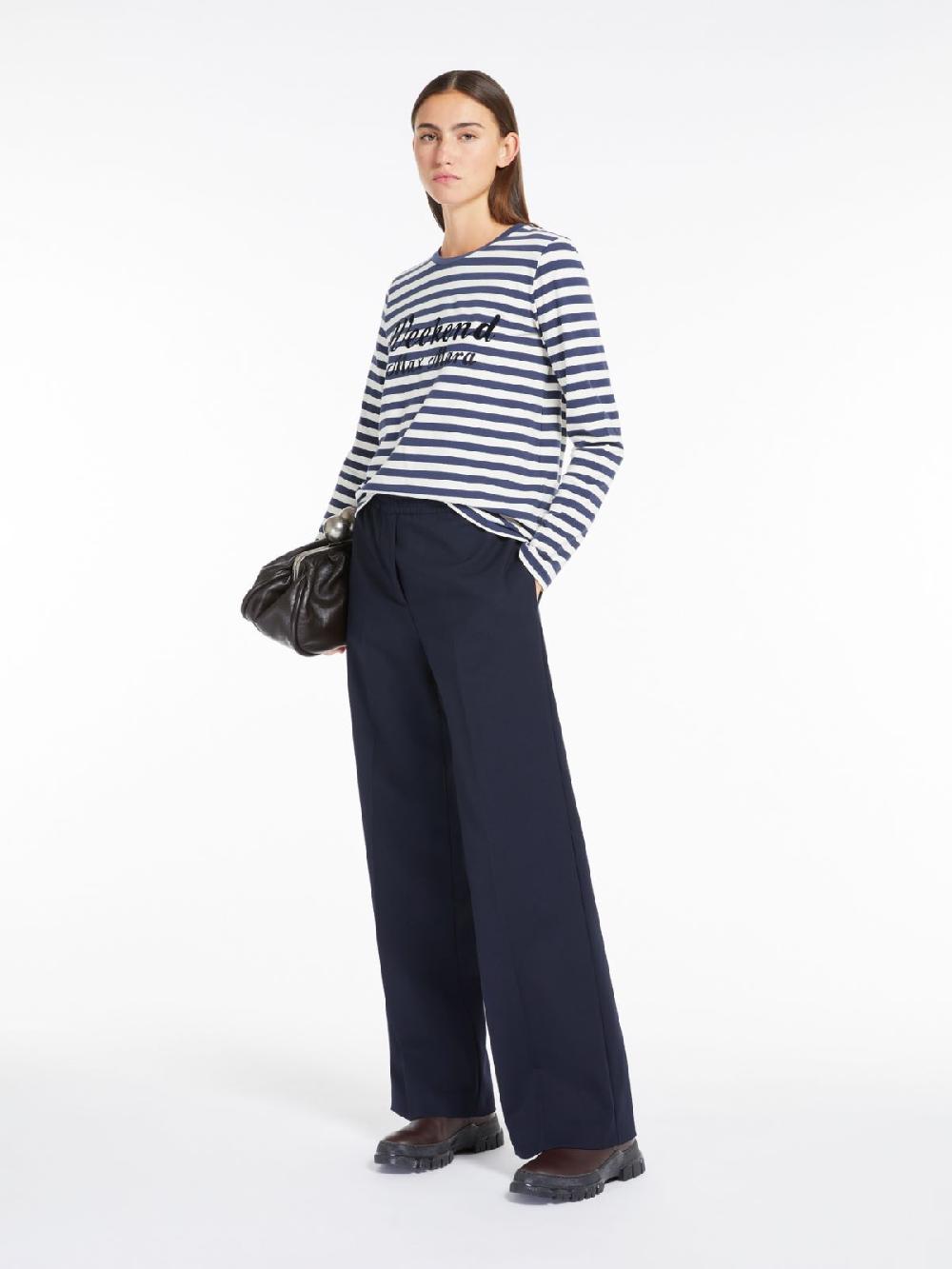 Weekend Pantalone in gabardina di lana