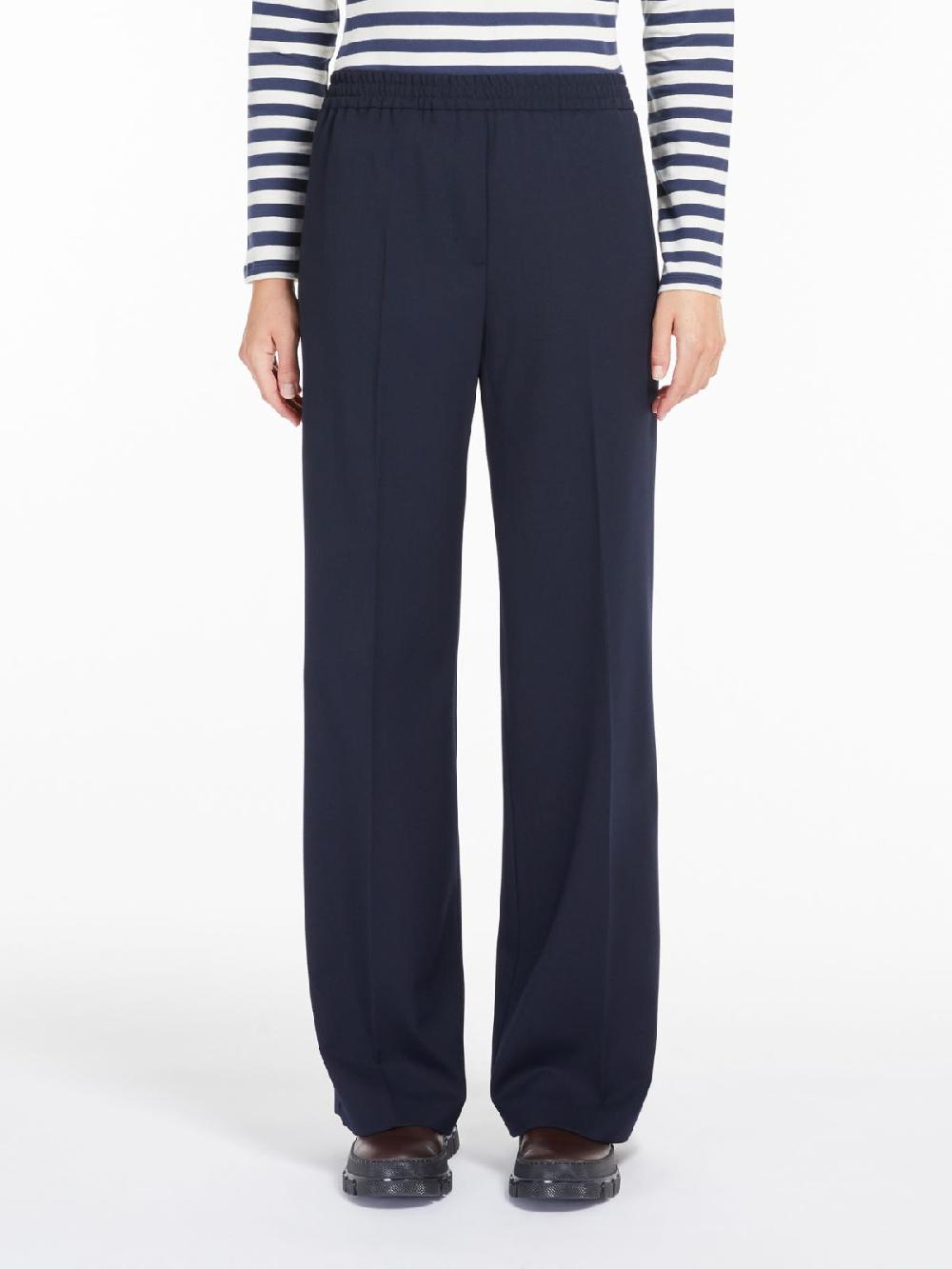 Weekend Pantalone in gabardina di lana Hotsell