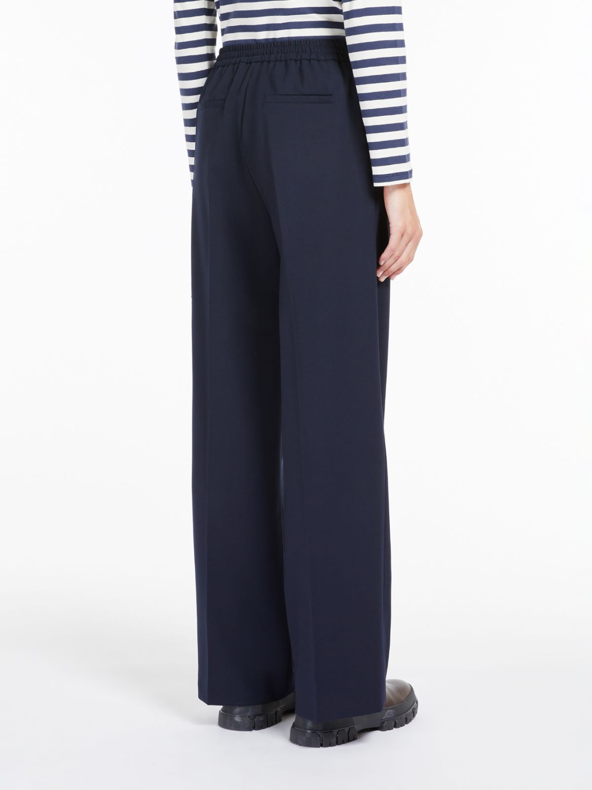 Weekend Pantalone in gabardina di lana Hotsell