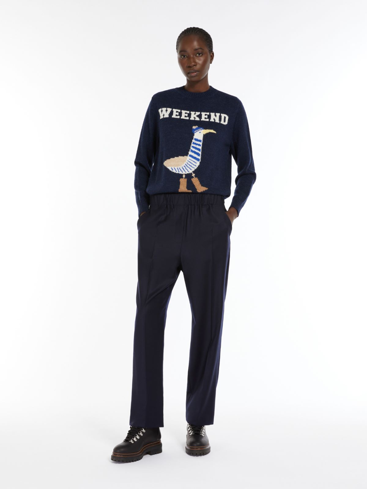 Weekend Pantalone comfort in flanella