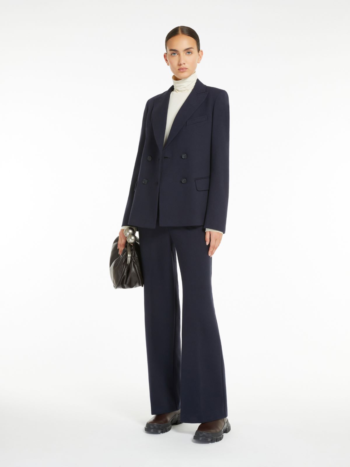 Weekend Pantalone in flanella jacquard