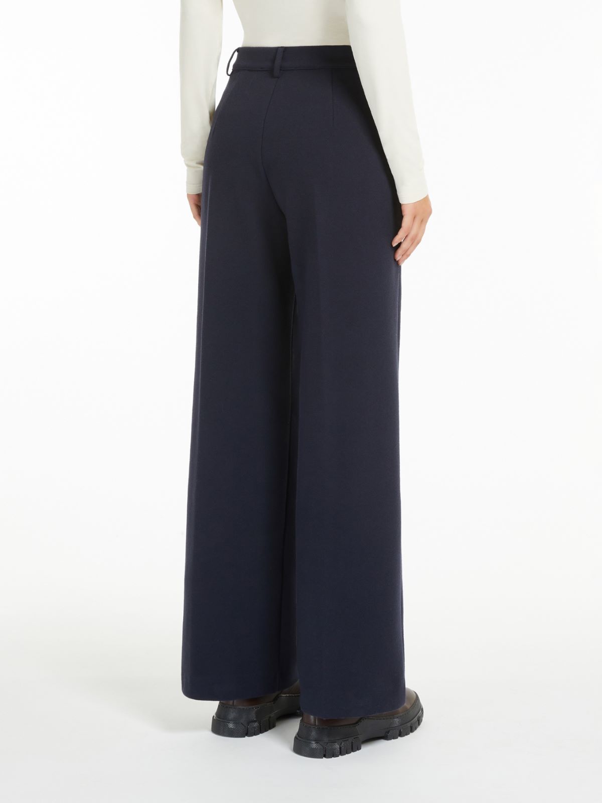 Weekend Pantalone in flanella jacquard Vendita Economica