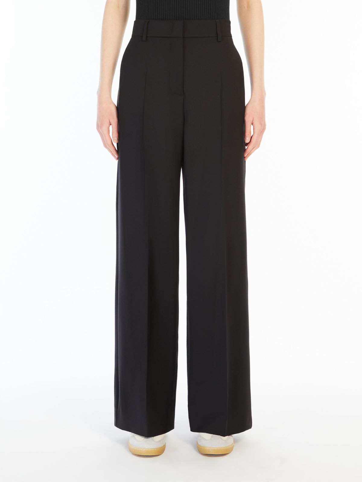 Weekend Pantalone palazzo in tela di lana I Più Venduti