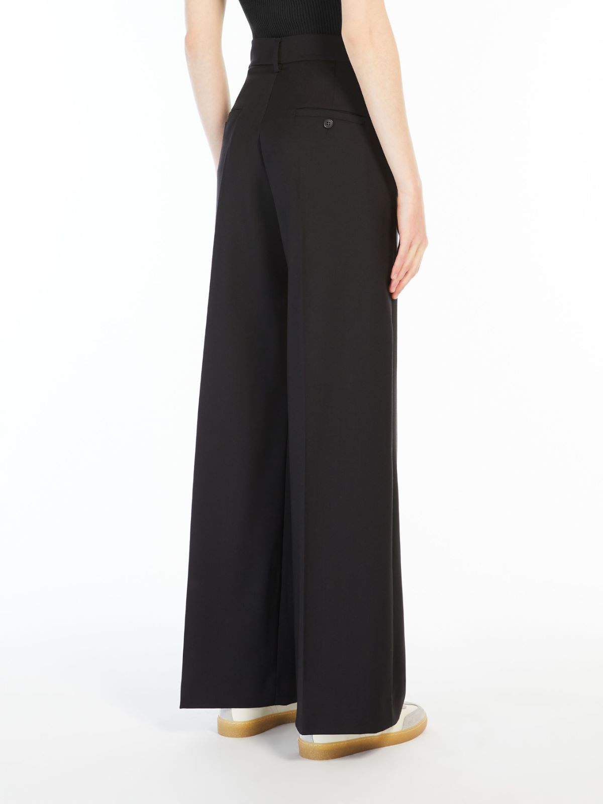 Weekend Pantalone palazzo in tela di lana I Più Venduti