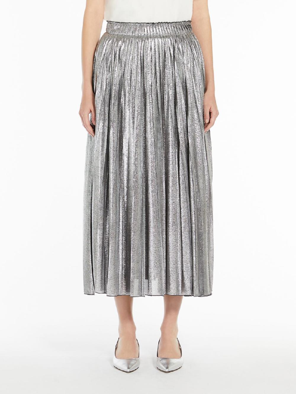 Weekend Gonna lunga in georgette laminata Negozio