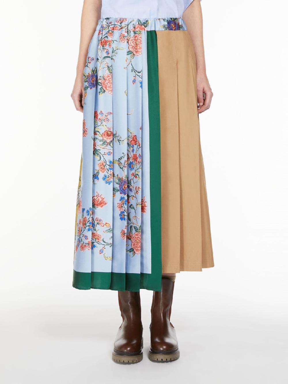 Weekend Gonna midi in tela e twill stampato Sottocosto