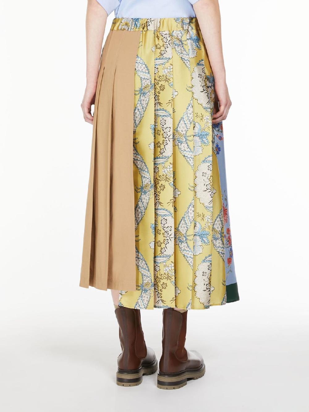 Weekend Gonna midi in tela e twill stampato Sottocosto