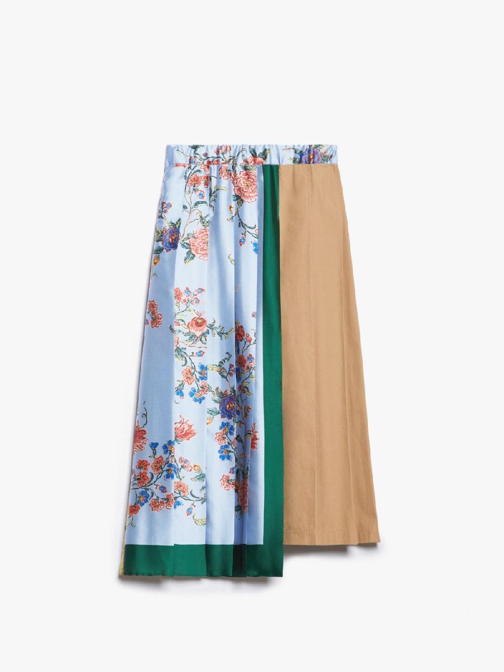Weekend Gonna midi in tela e twill stampato Sottocosto