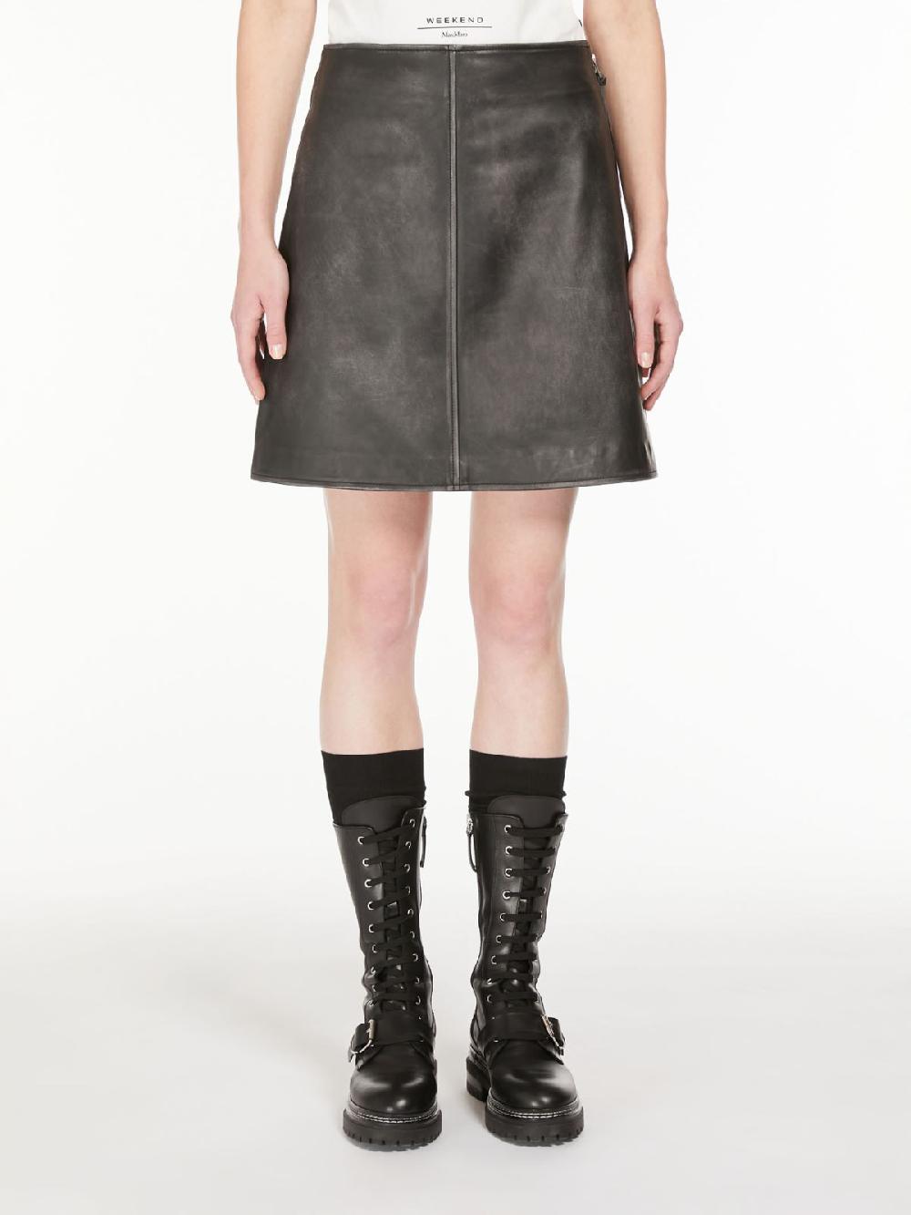 Weekend Gonna mini in pelle Sconto