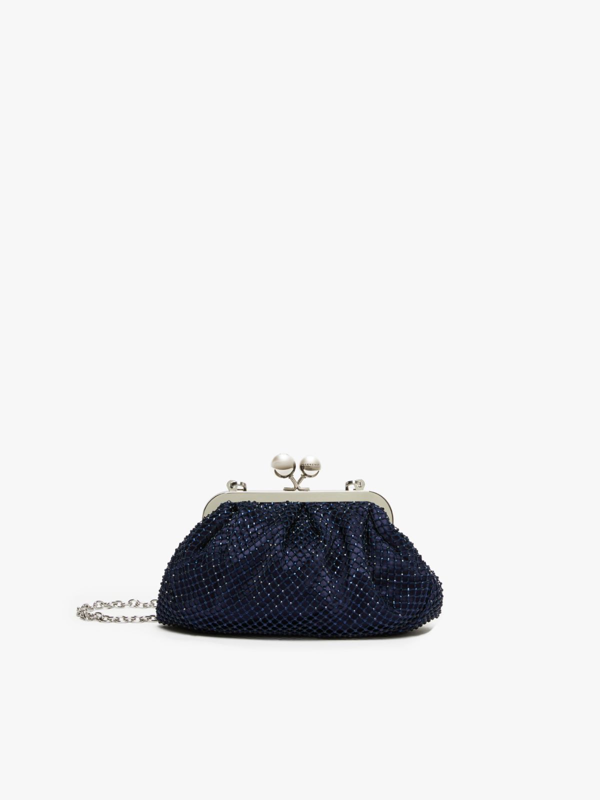 Weekend Pasticcino Bag Small in rete e strass