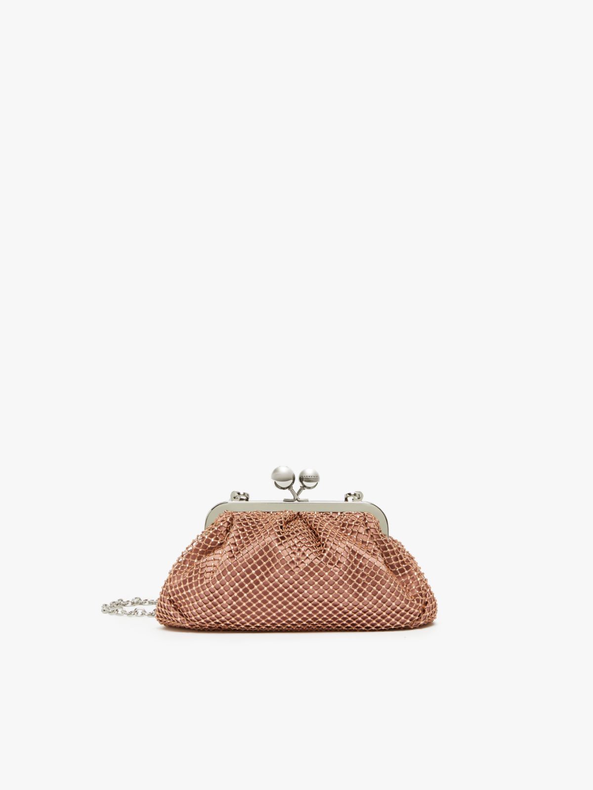 Weekend Pasticcino Bag Small in rete e strass
