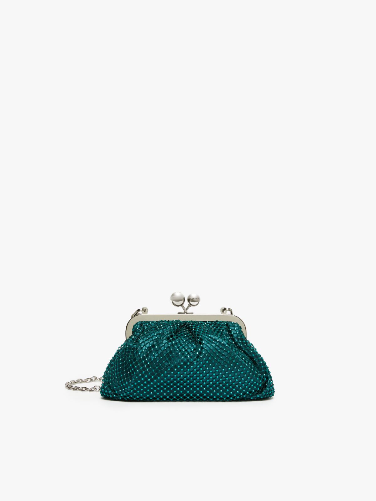 Weekend Pasticcino Bag Small in rete e strass