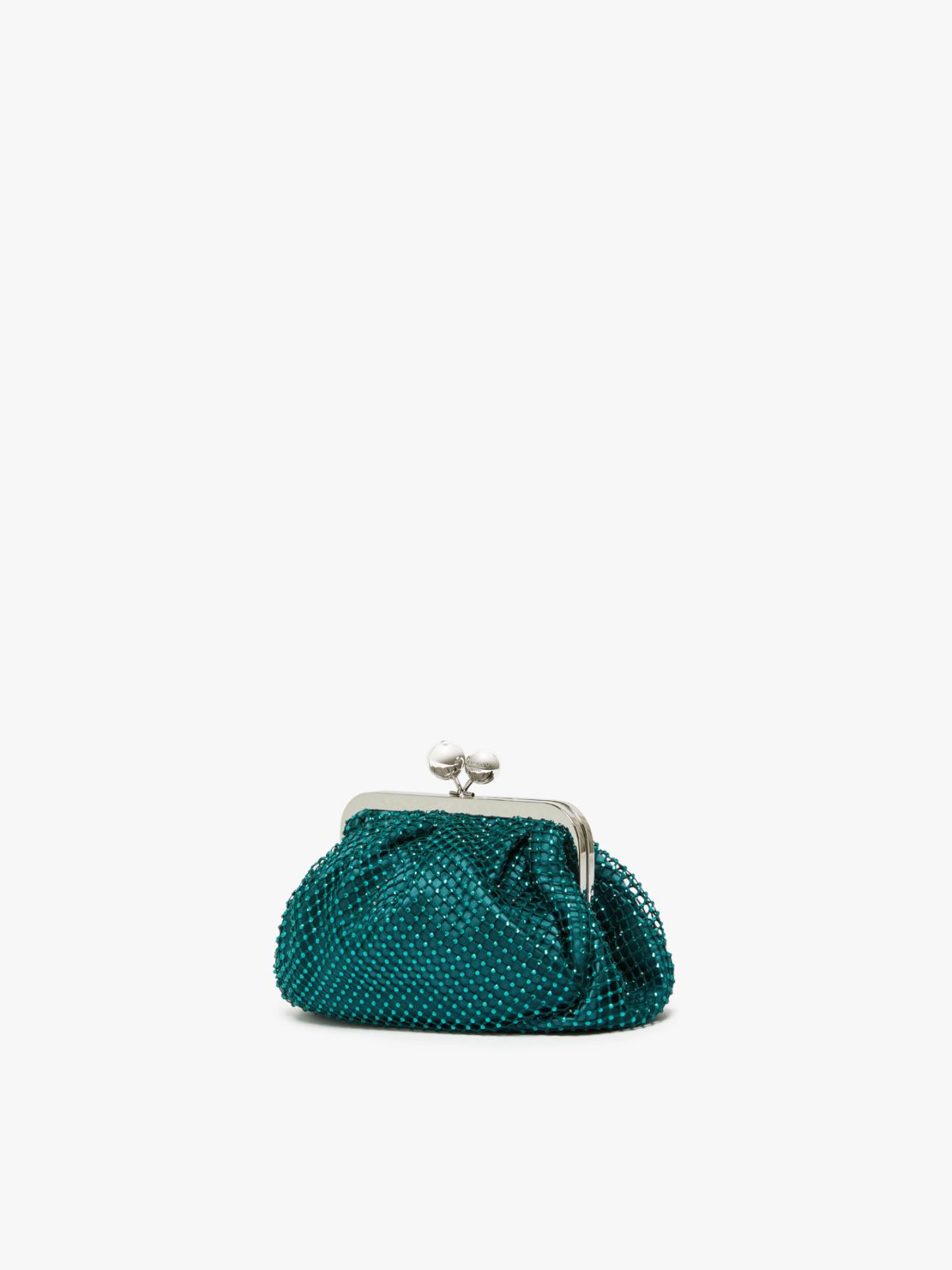 Weekend Pasticcino Bag Small in rete e strass 2025