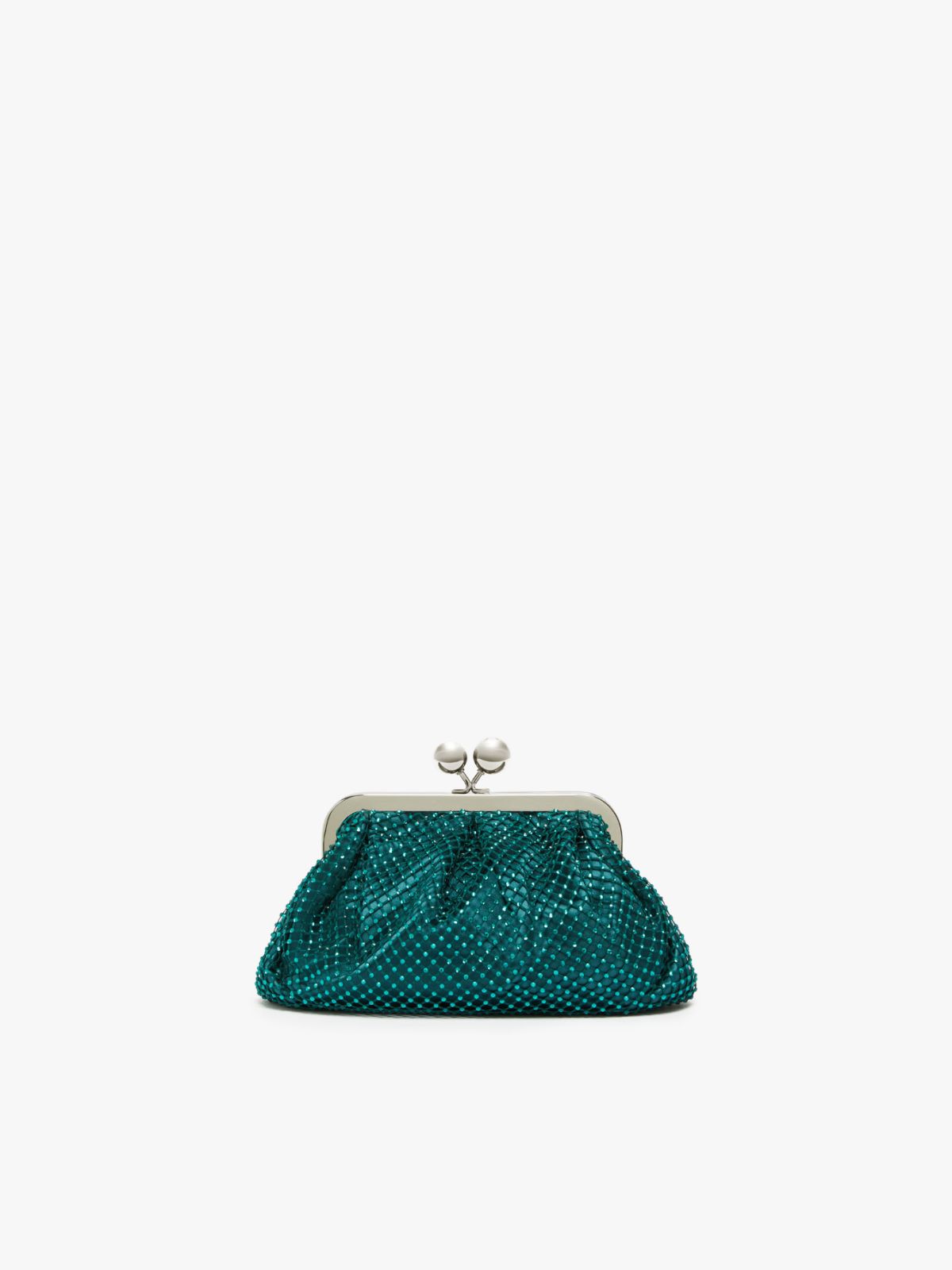 Weekend Pasticcino Bag Small in rete e strass 2025