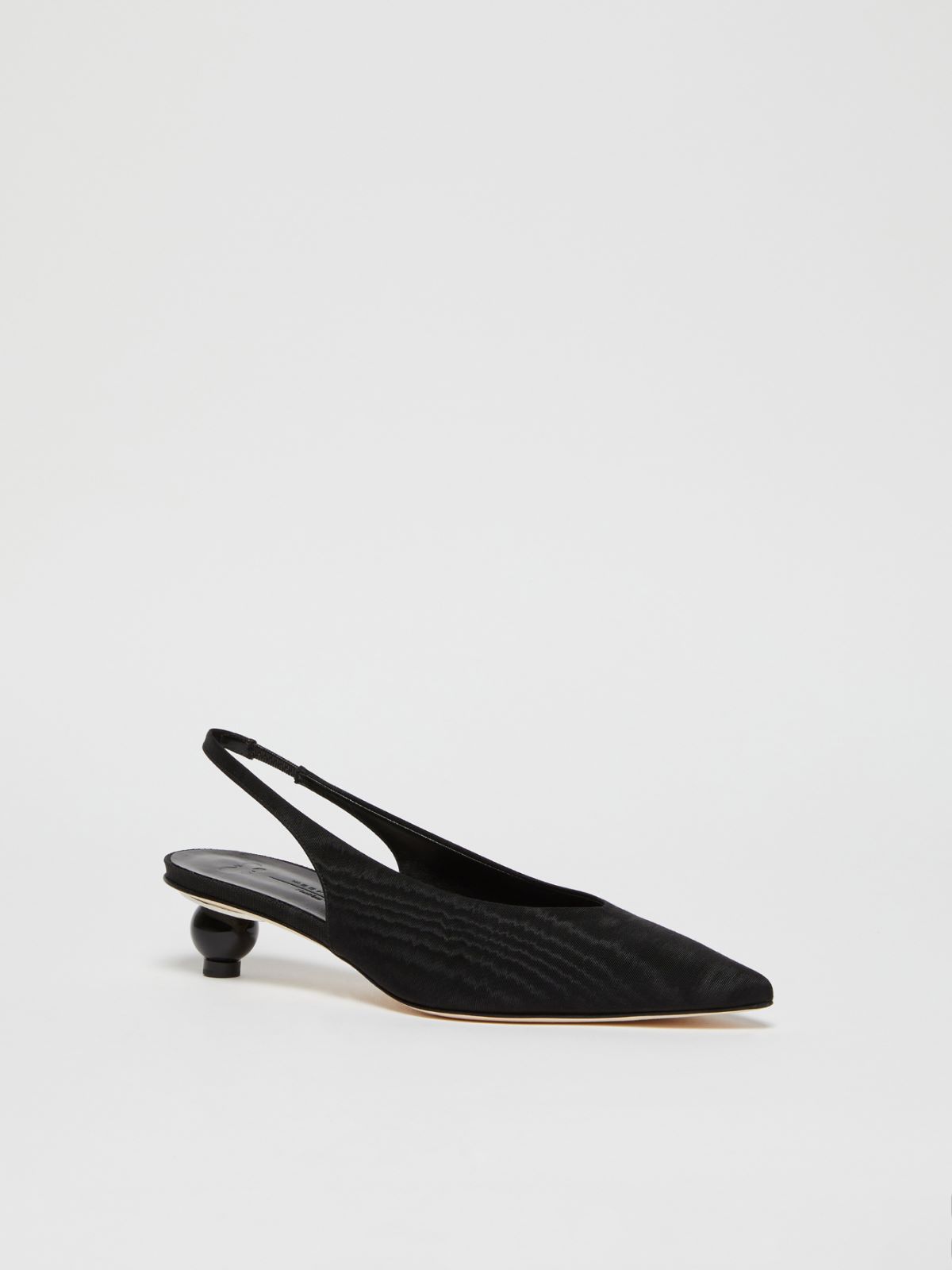 Weekend Slingback in moiré con tacco boule Offerta Giorno del Papà