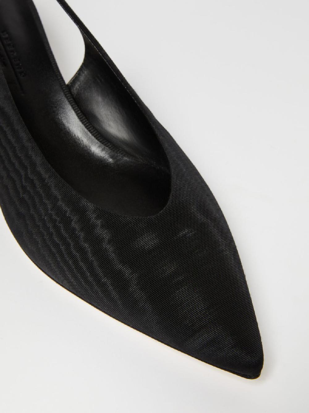 Weekend Slingback in moiré con tacco boule Offerta Giorno del Papà
