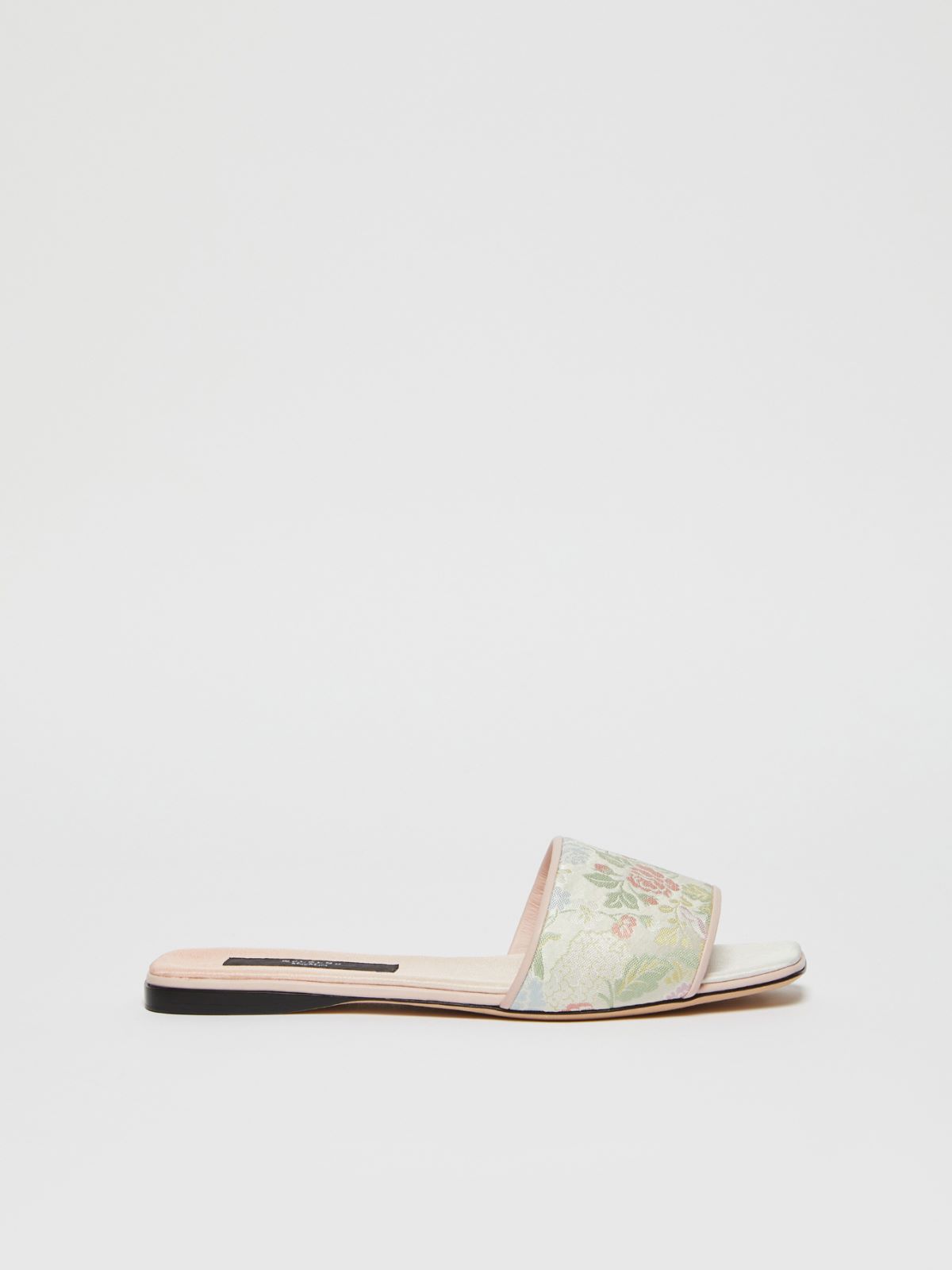 Weekend Sandalo flat in seta jacquard