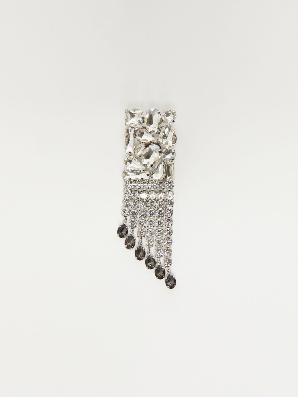 Weekend Spilla in metallo e strass