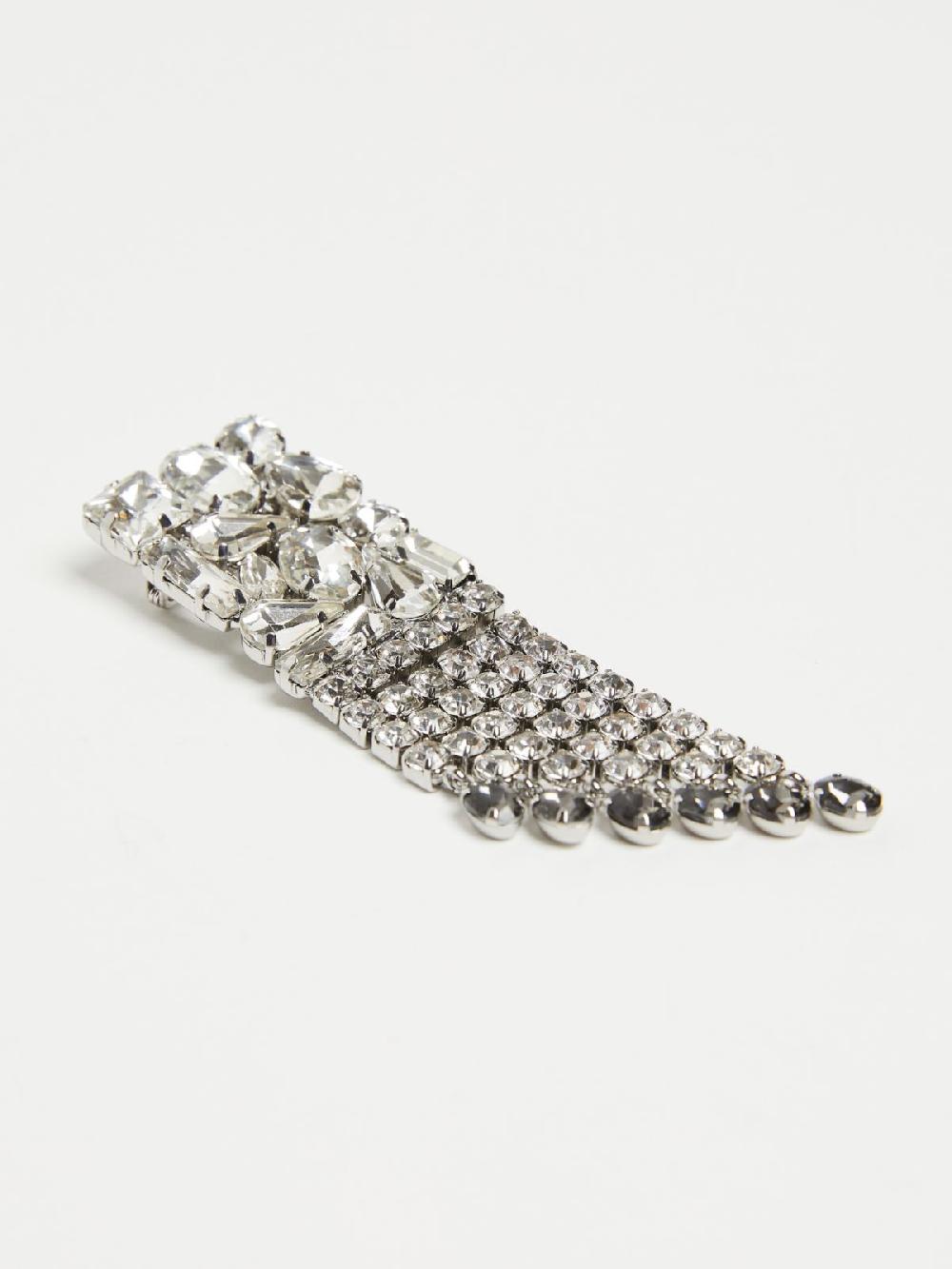 Weekend Spilla in metallo e strass Consegna Veloce