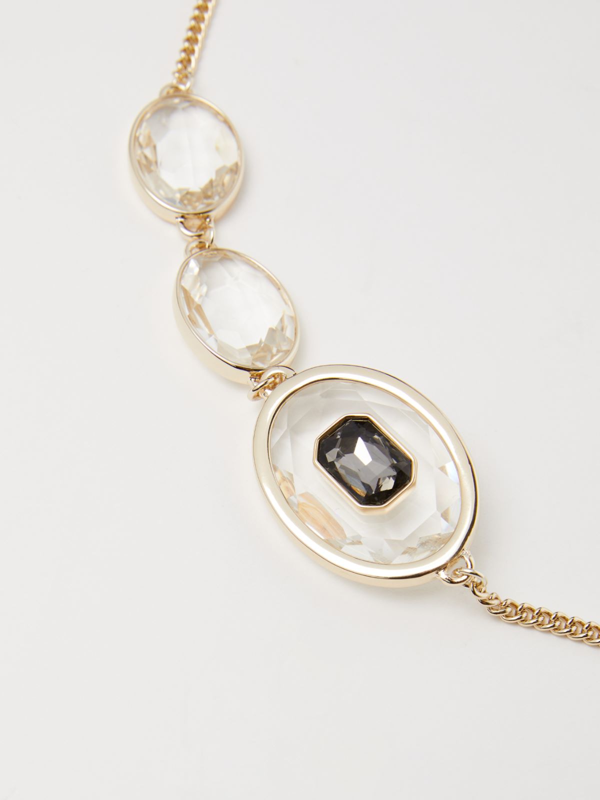 Weekend Collana doppio filo con pietre Vendita Economica